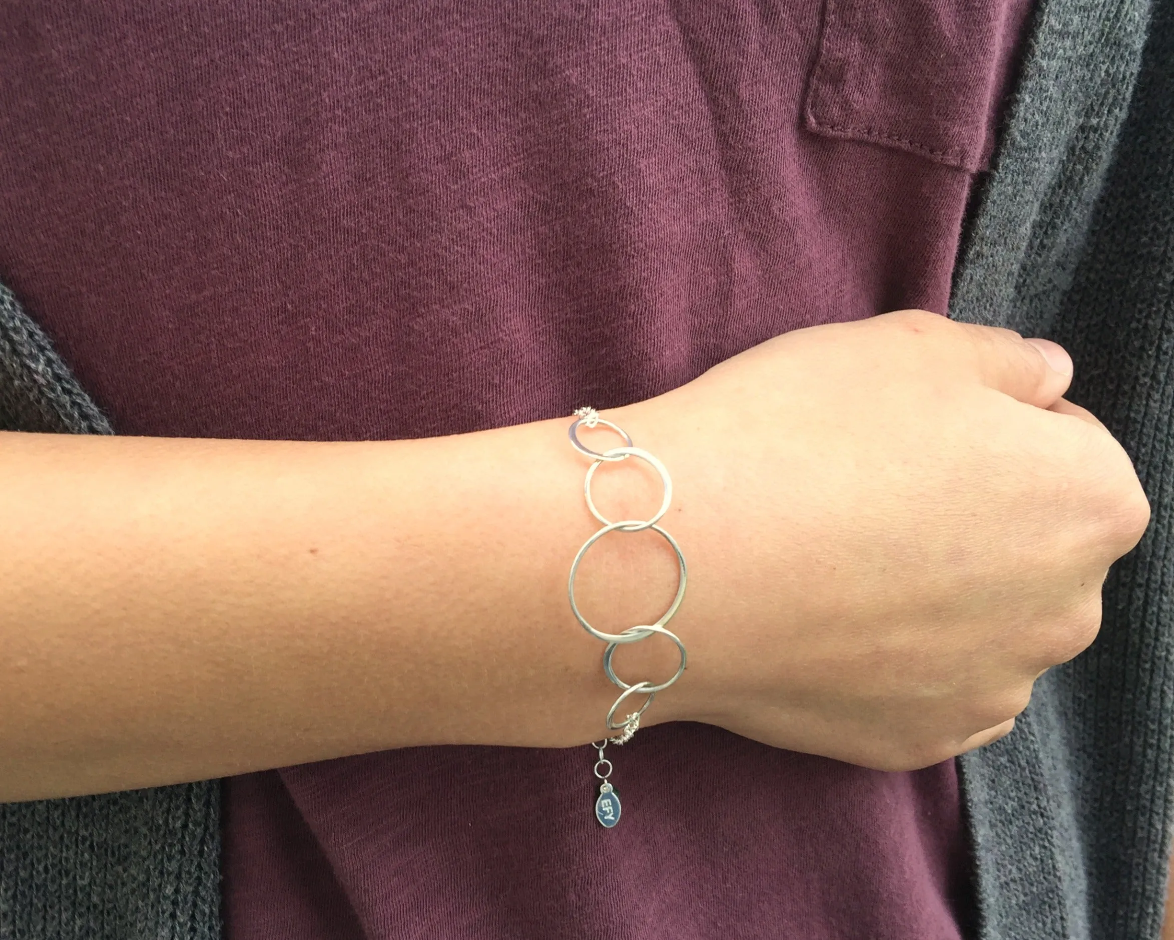 josie five ring bracelet • happy 50th birthday