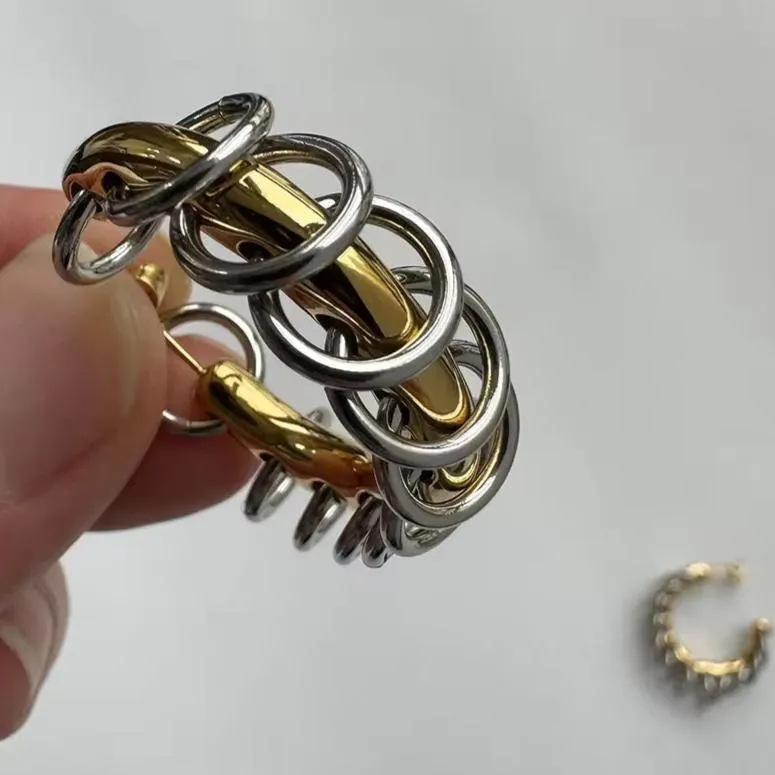 Jumping Through Hoops 18K Gold Plated Hoop Earrings