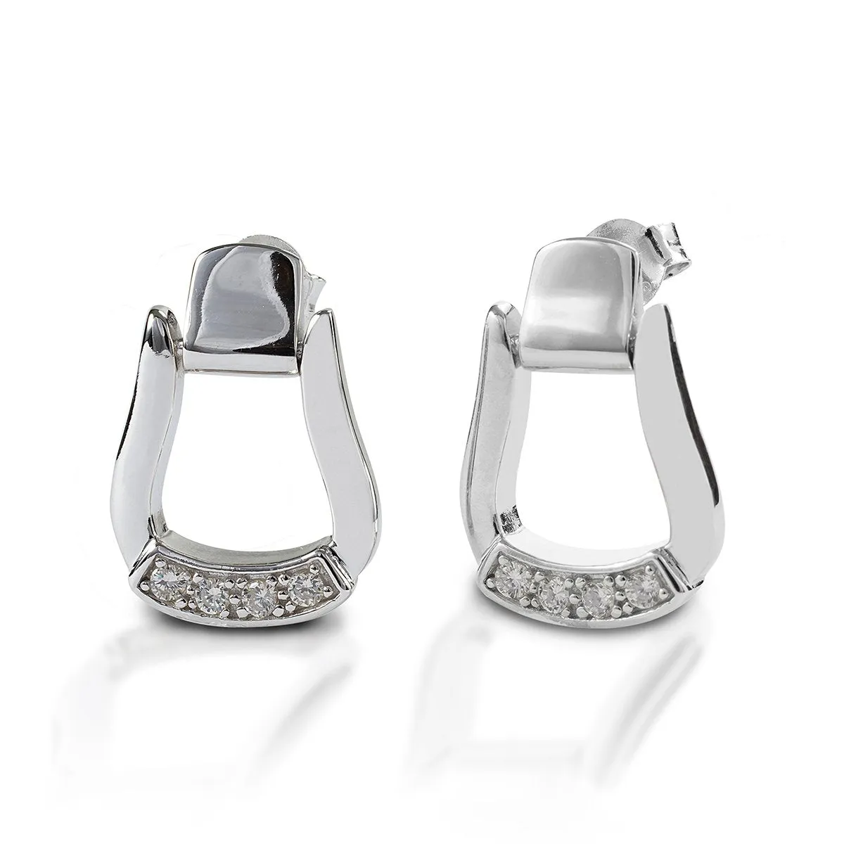 Kelly Herd Oxbow Stirrup Earrings