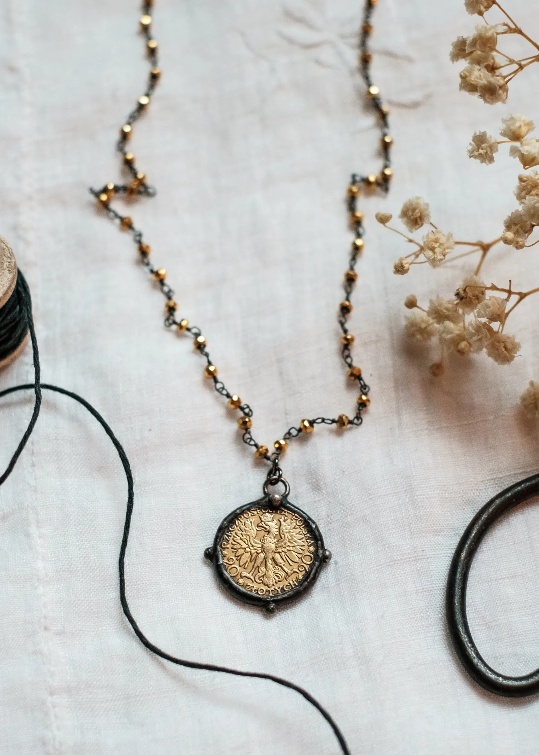 King's Head Coin Necklace
