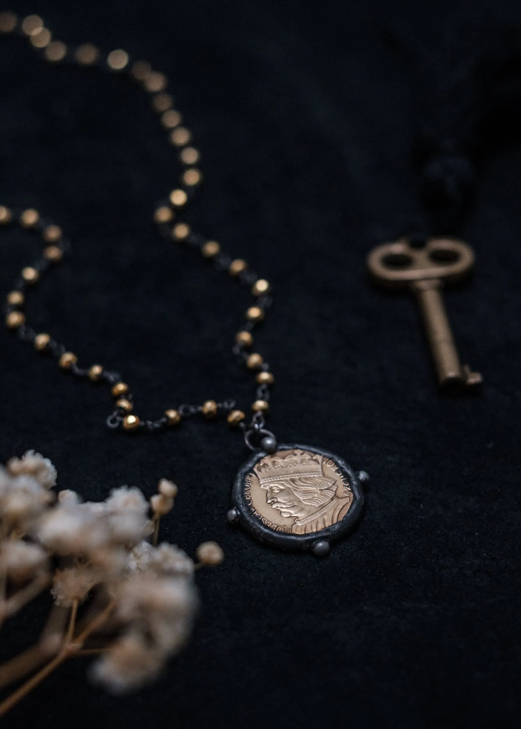King's Head Coin Necklace