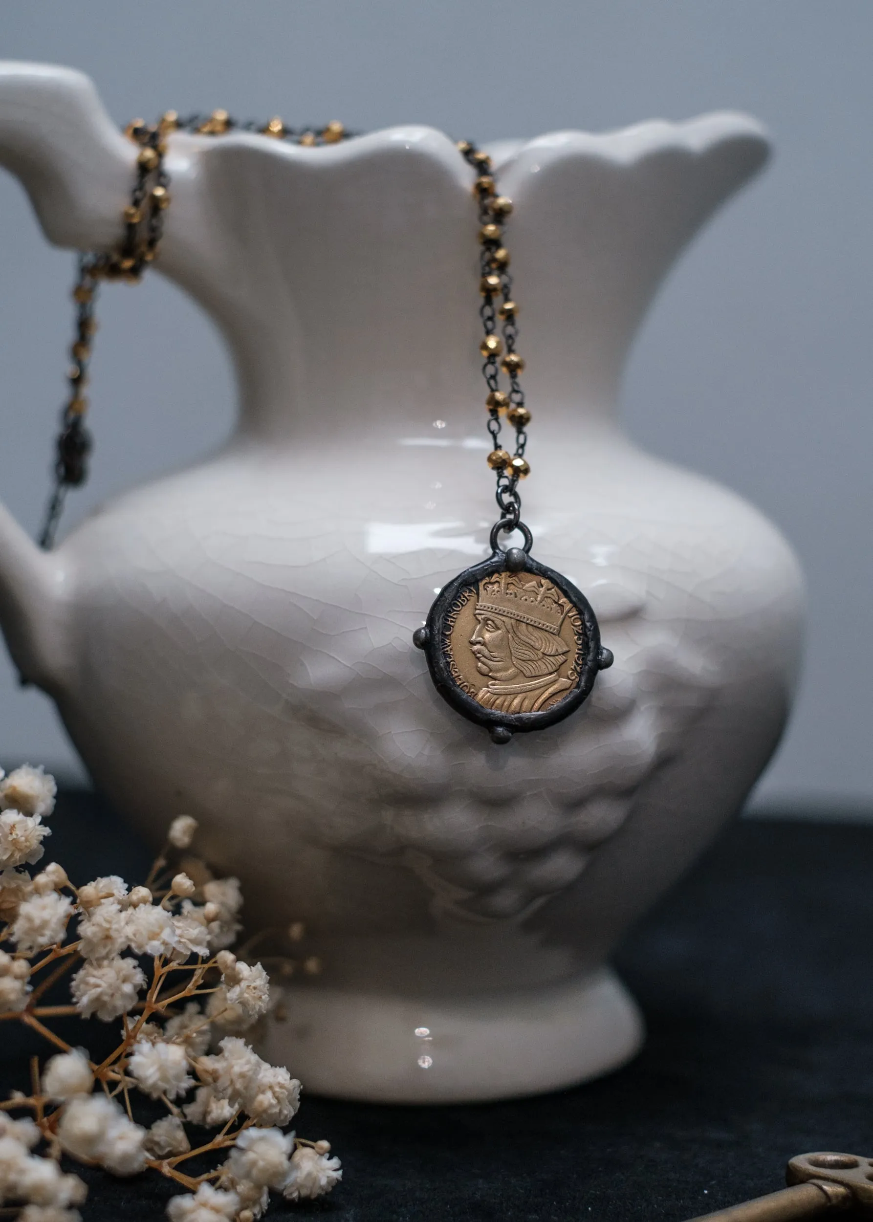 King's Head Coin Necklace