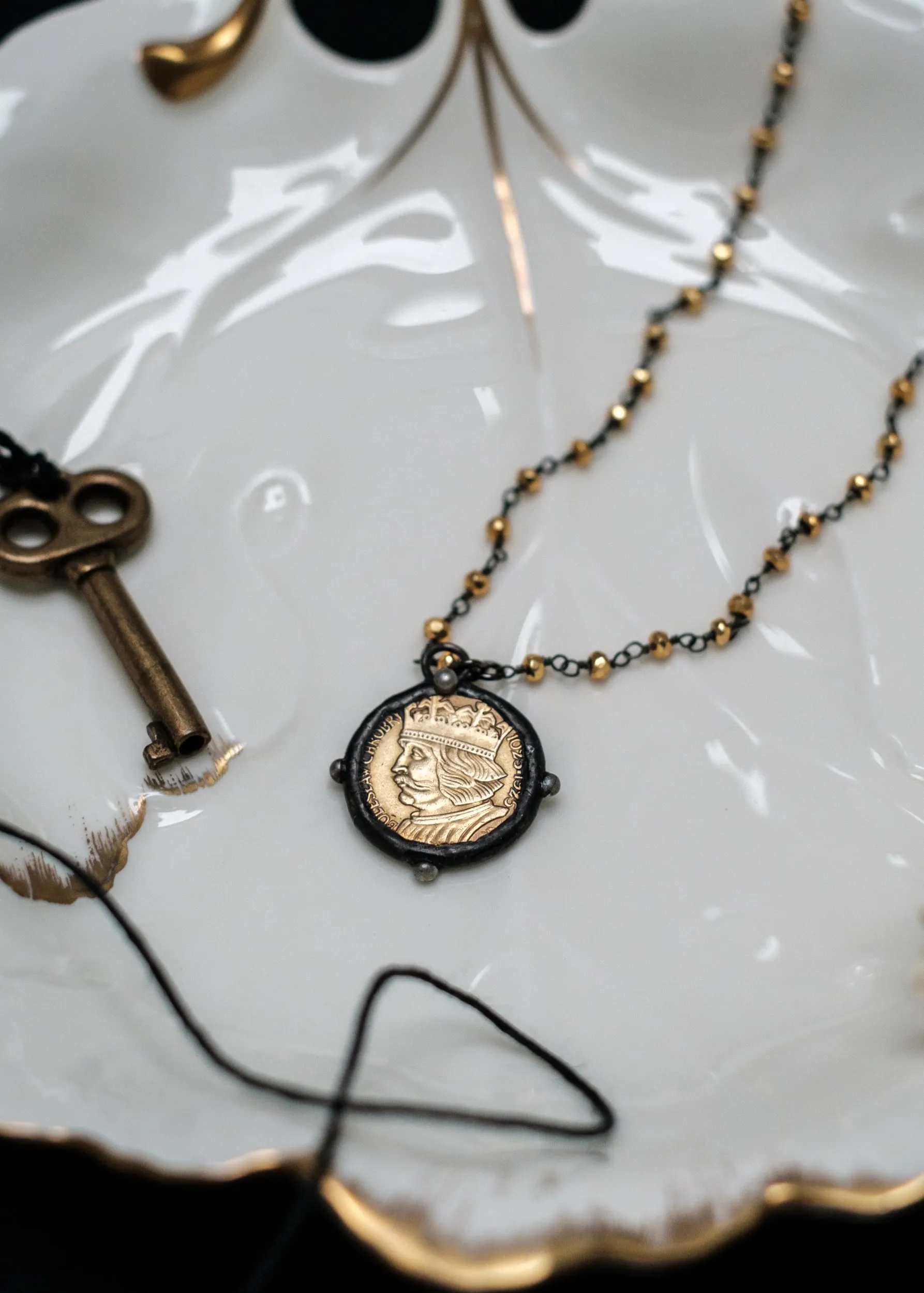 King's Head Coin Necklace