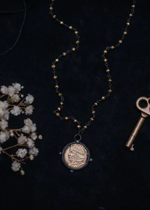 King's Head Coin Necklace