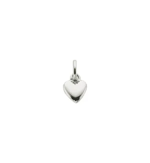 Kirstin Ash Heart Charm in Silver