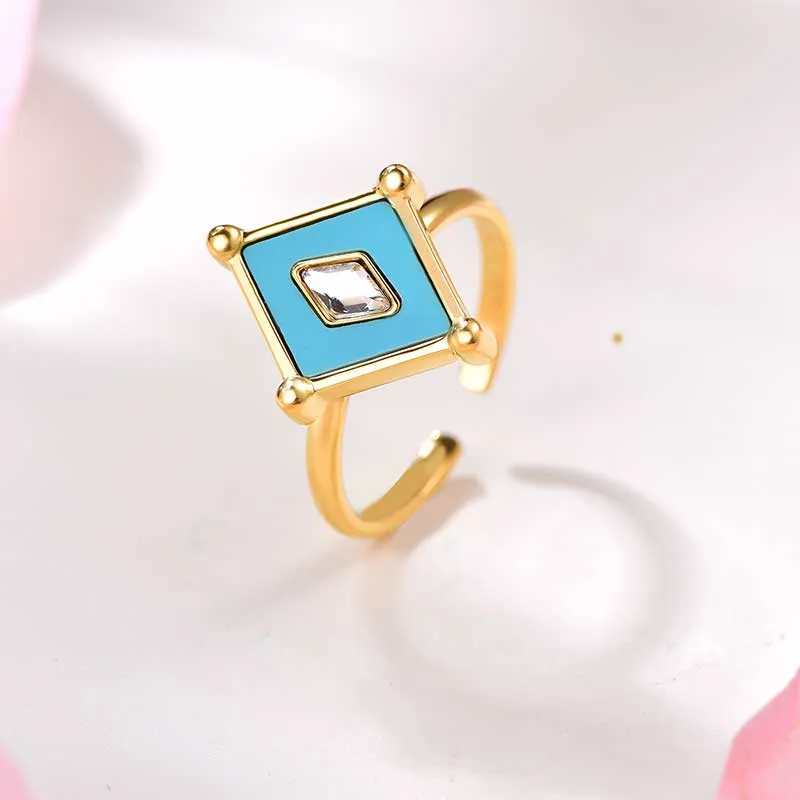 Kite / Ring Turquoise Gold