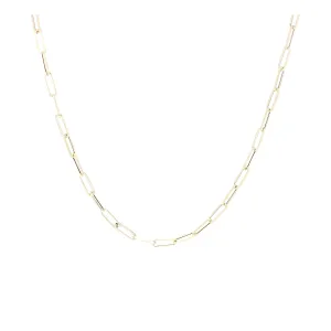Large Paperclip Chain Necklace