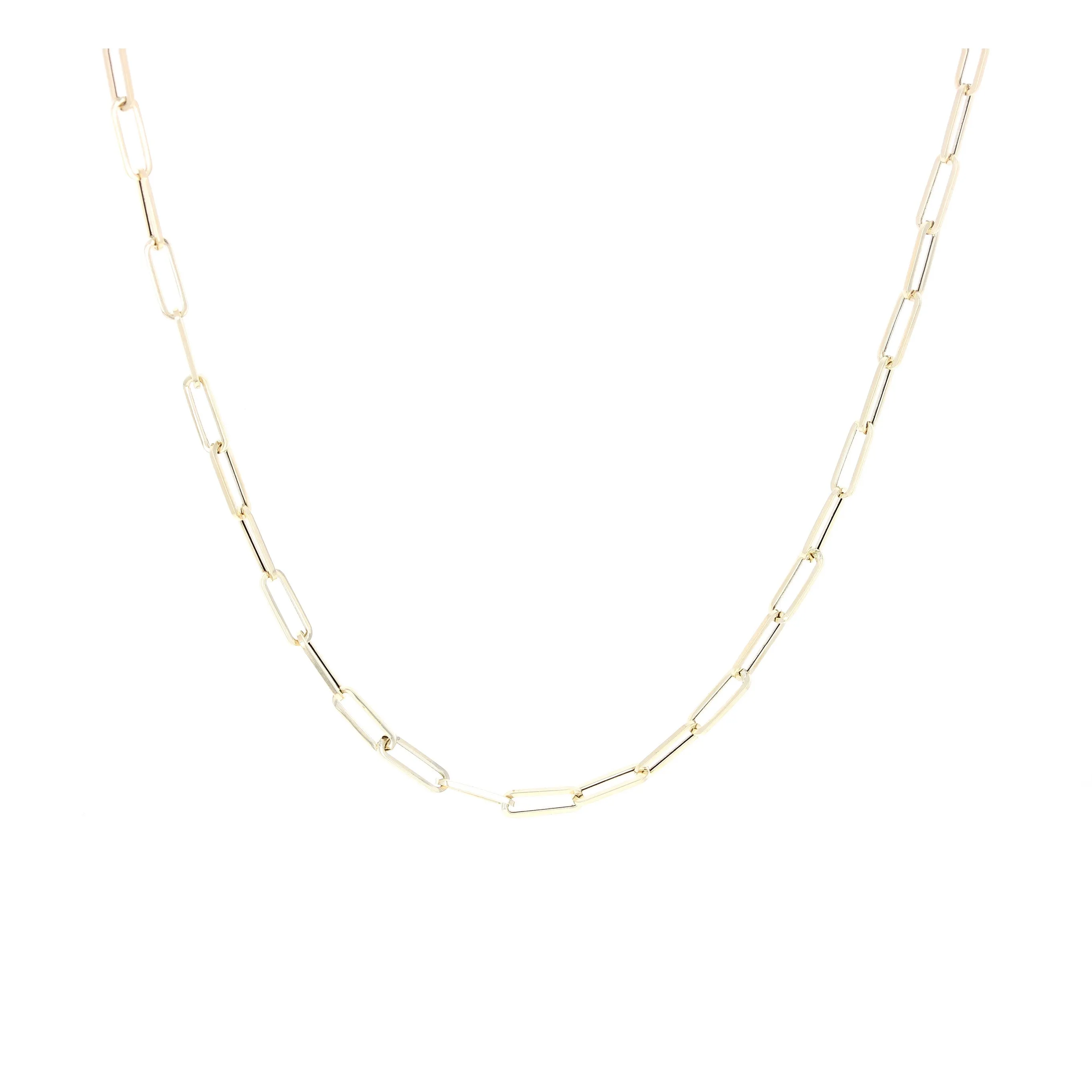 Large Paperclip Chain Necklace