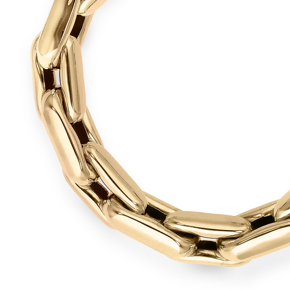 LAUREN - Yellow Gold Small Links Bracelet