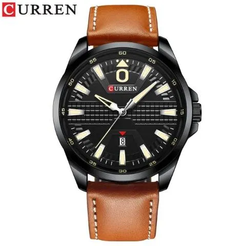 Leather Band Business Watch (Dial 4.7cm)