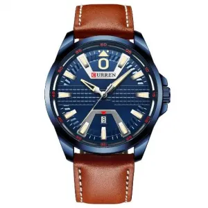 Leather Band Business Watch (Dial 4.7cm)