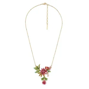 Les Nereides,Pink Bananas Thin Necklace,One Size
