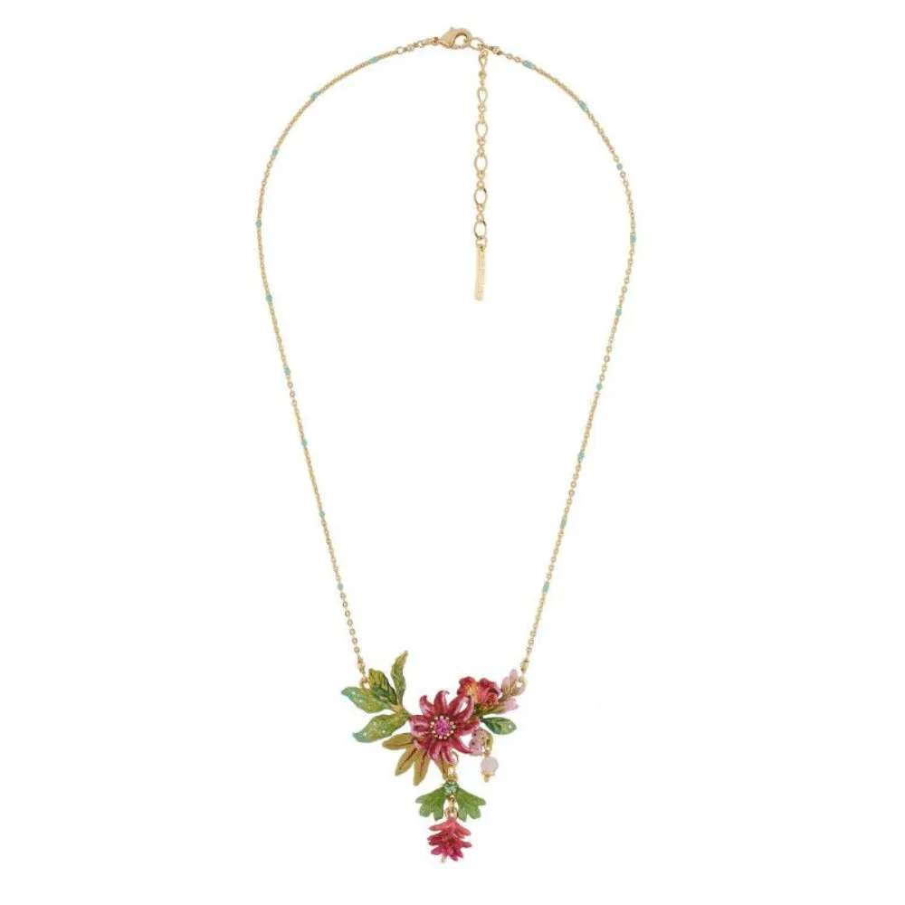 Les Nereides,Pink Bananas Thin Necklace,One Size