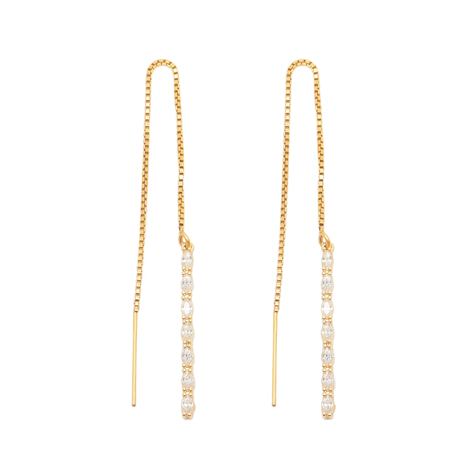 Long Bar Threader Earrings
