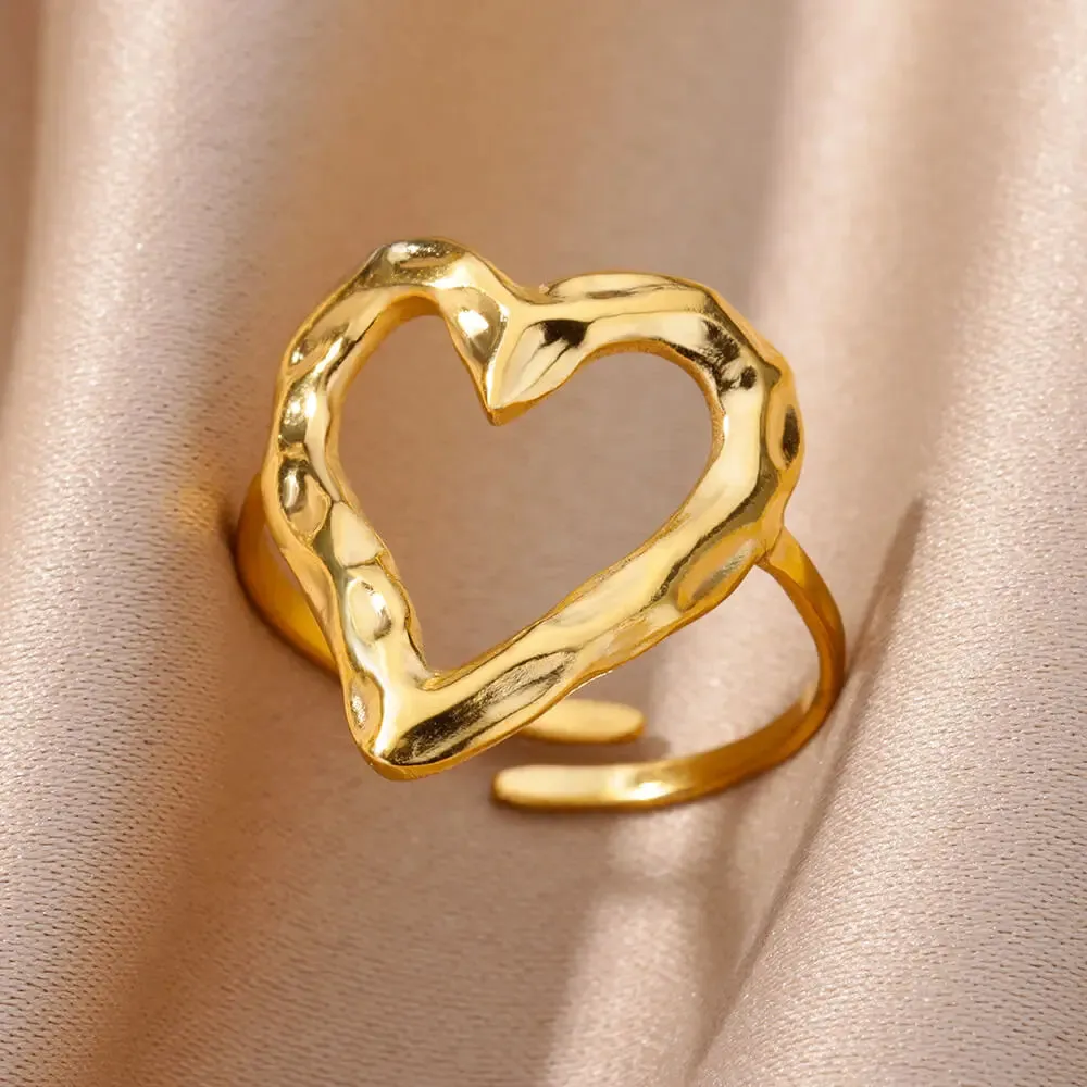 Lucky Turkish Evil Eye Rings For Women Opening Stainless Steel Ring Luxury Wedding Couple Jewelry anillos mujer