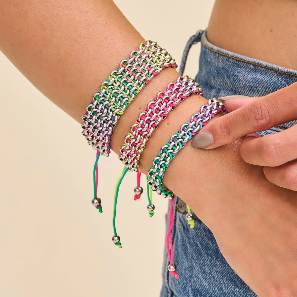 Macaw Links | Original Kismet Bracelet | Spectrum x Silver
