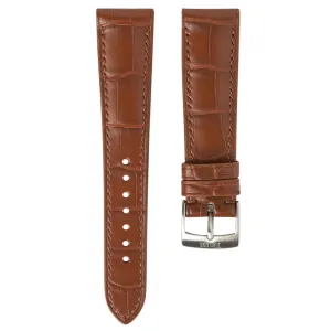 Matte Cognac Alligator Signature Strap