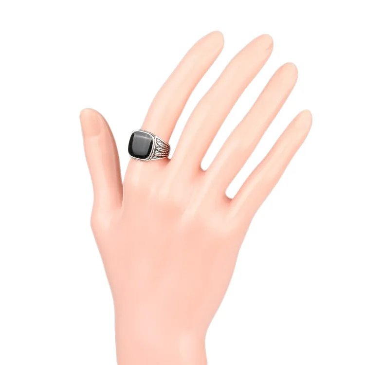 Men Biker Silver Jewelry Fashion Wedding Rings For Men