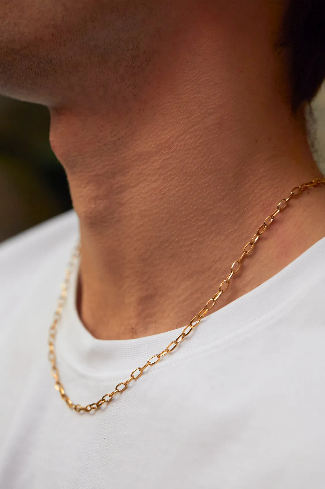 Men's Paperclip Chain Necklace