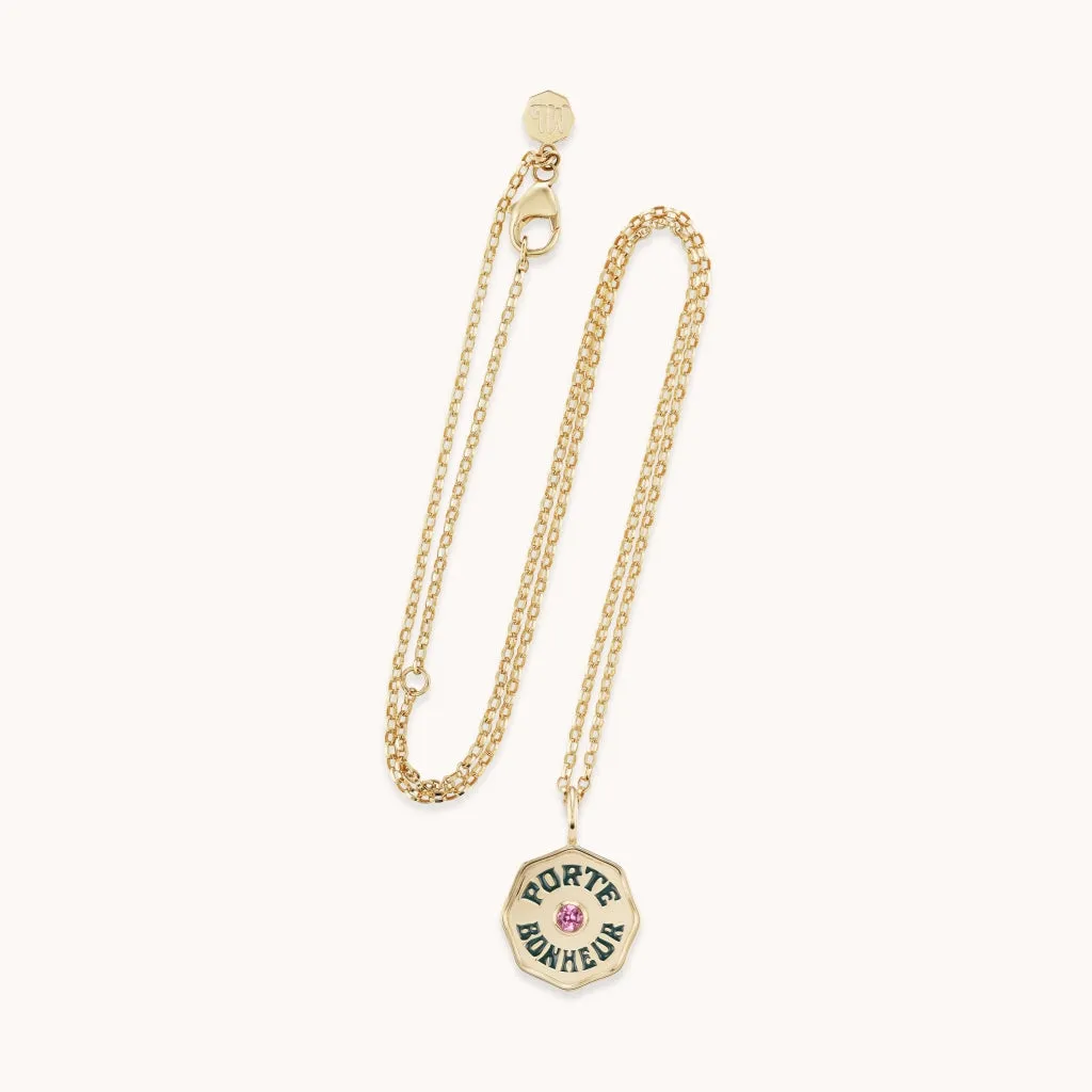 Mini Porte Bonheur Pink Tourmaline