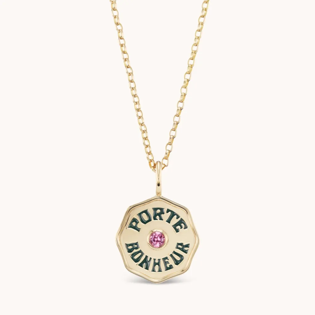Mini Porte Bonheur Pink Tourmaline