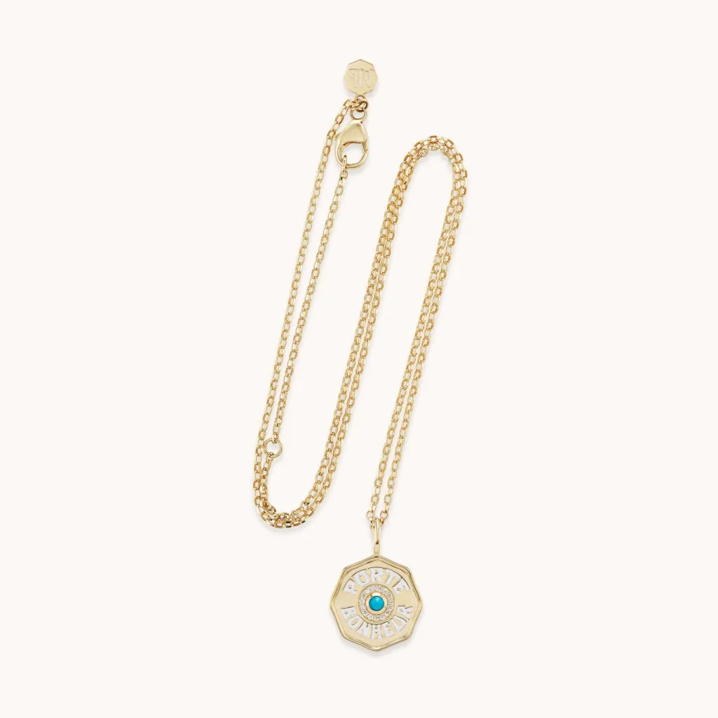 Mini Porte Bonheur Turquoise
