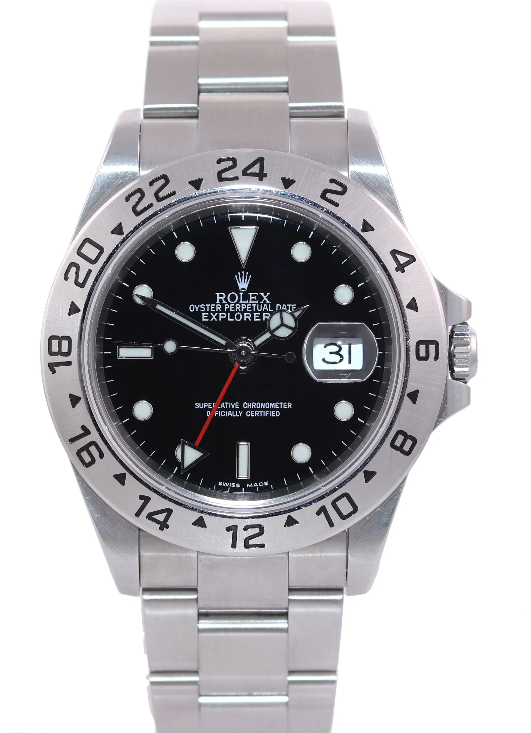 MINT 2001 Rolex Explorer II 16570 Black Date GMT 40mm Watch Box