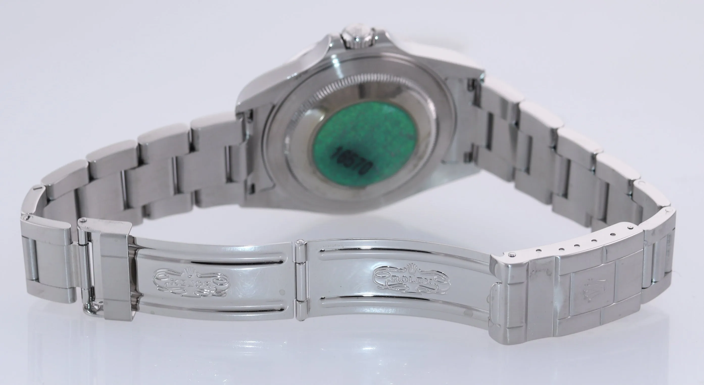 MINT 2005 Rolex Explorer 16570 Steel White Polar GMT 40mm No Holes Watch Box