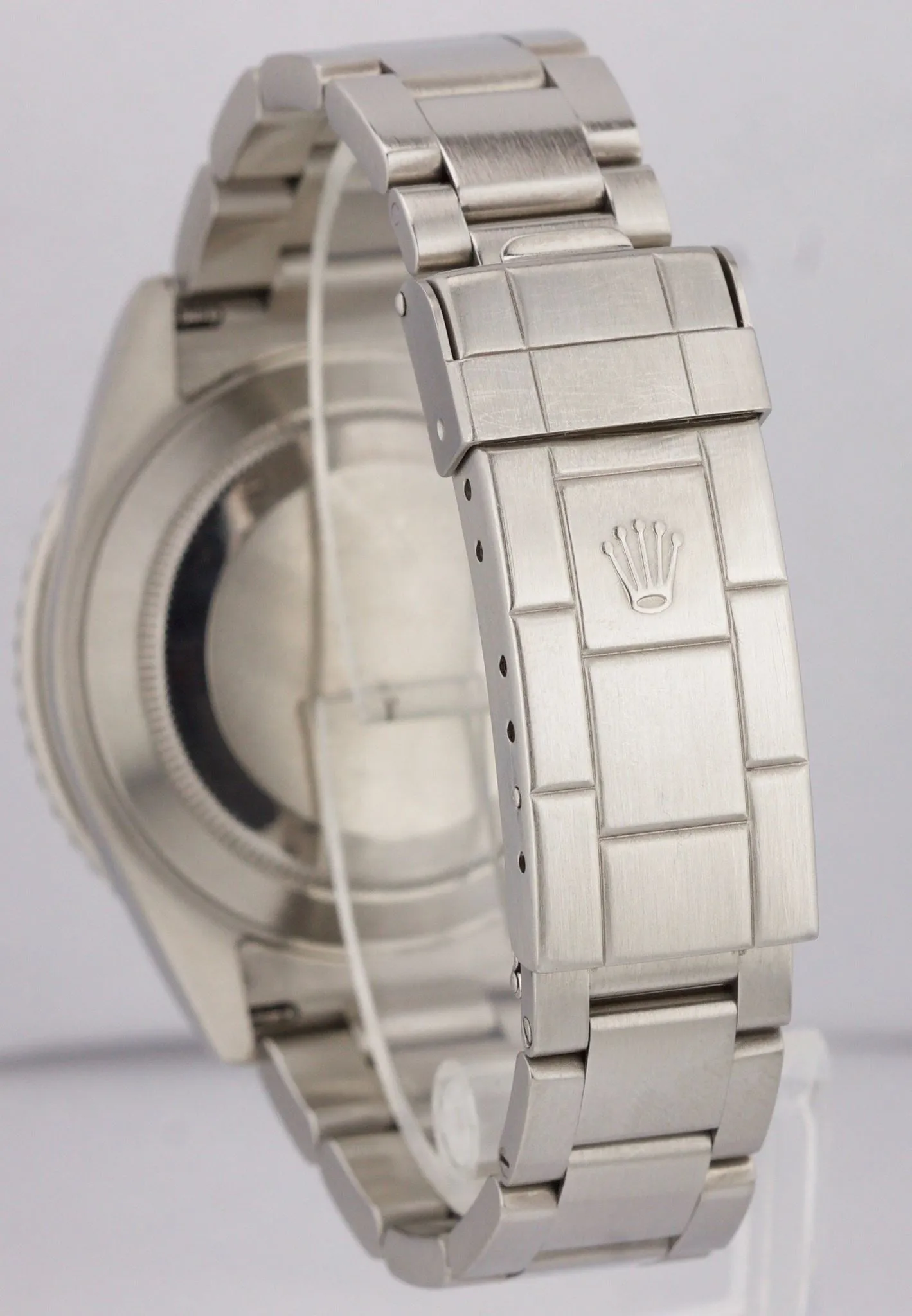 MINT 2010 ENGRAVED Rolex Submariner Date 16610 T V Stainless Black 40mm Dive