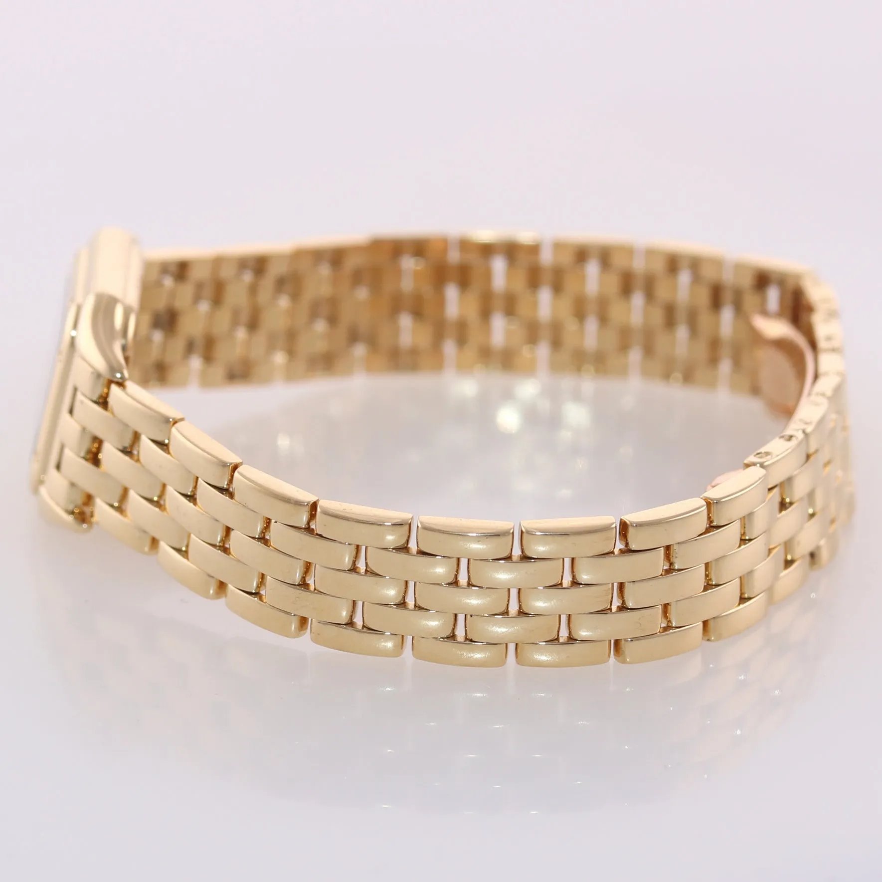 MINT Ladies Cartier Mini Panthere 1130 18K Yellow Gold Ivory Roman Quartz Watch