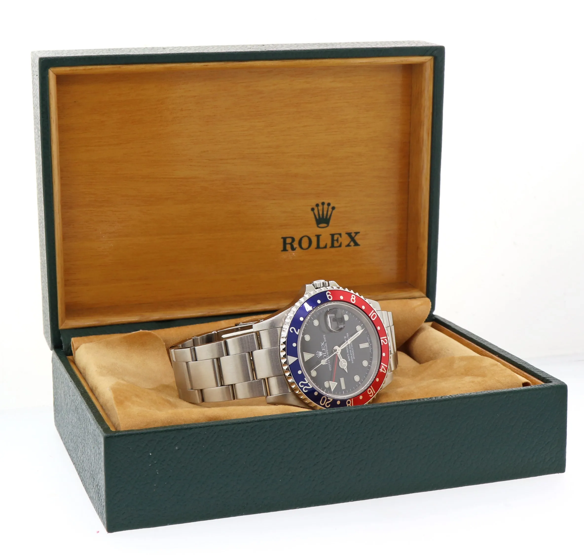 MINT PAPERS Rolex GMT Master 2 16710 Steel Pepsi Oyster 40mm SEL Watch Box