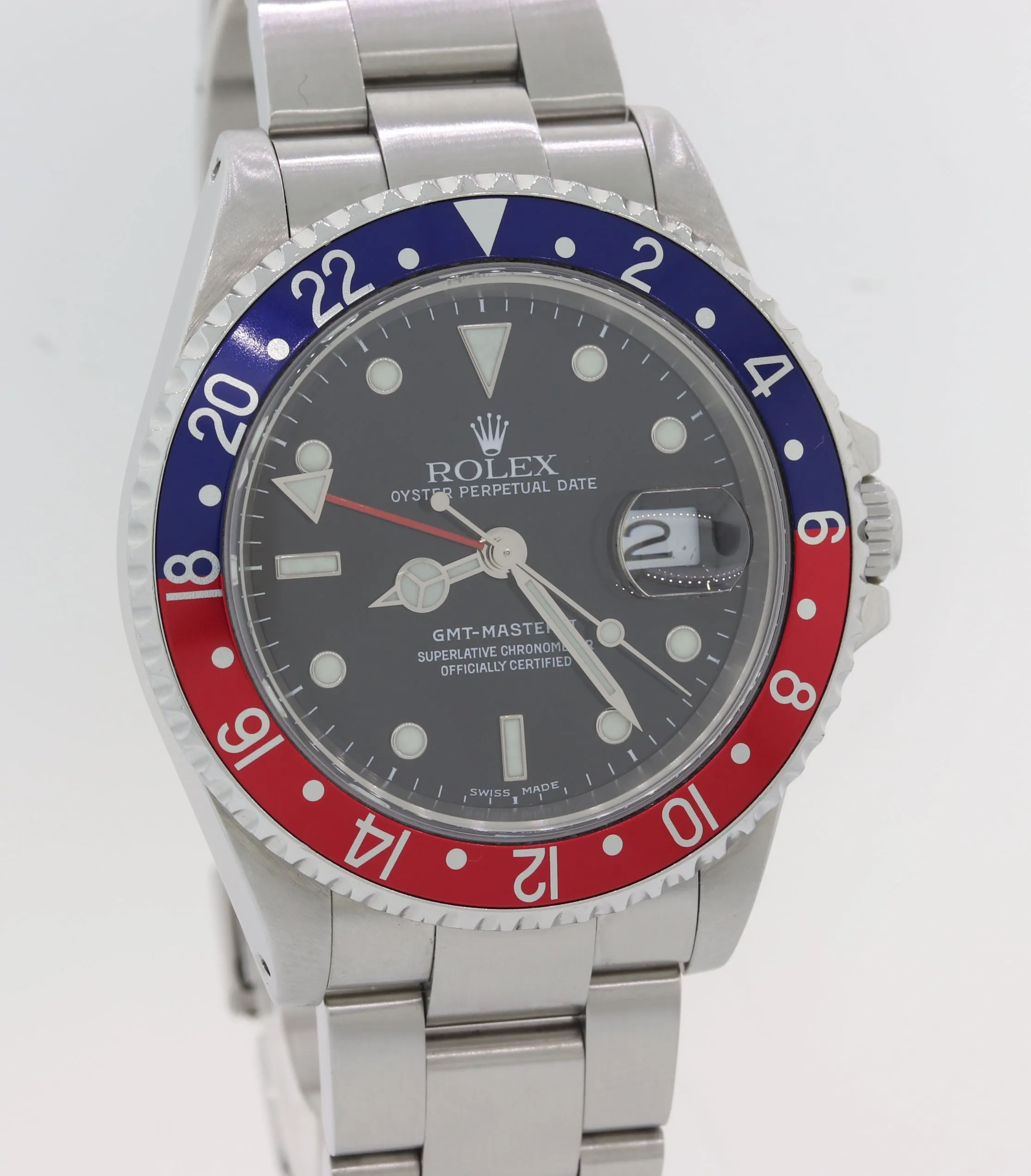 MINT PAPERS Rolex GMT Master 2 16710 Steel Pepsi Oyster 40mm SEL Watch Box