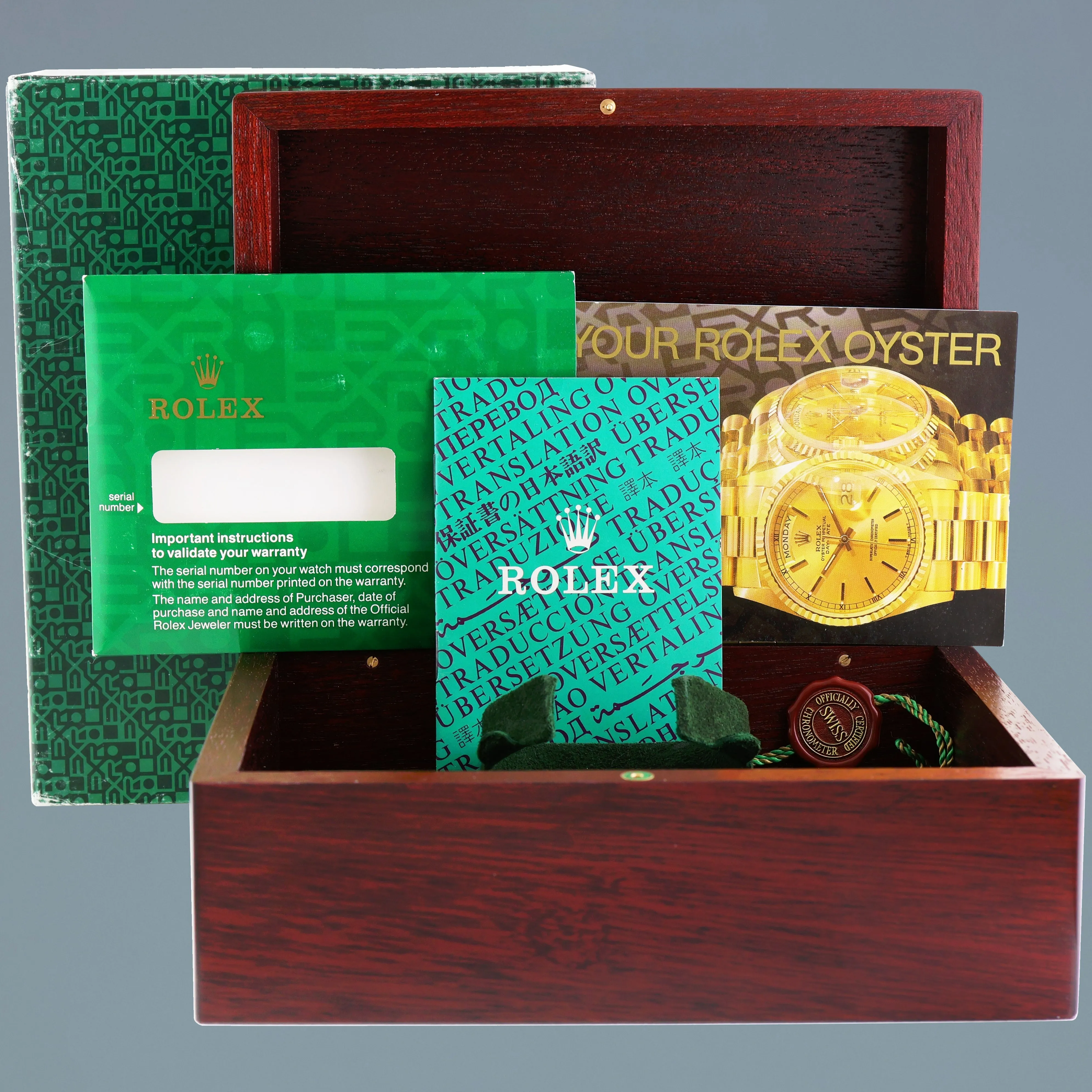 MINT Rolex Daytona White Gold 116519 White Arabic Leather 40mm Watch Box
