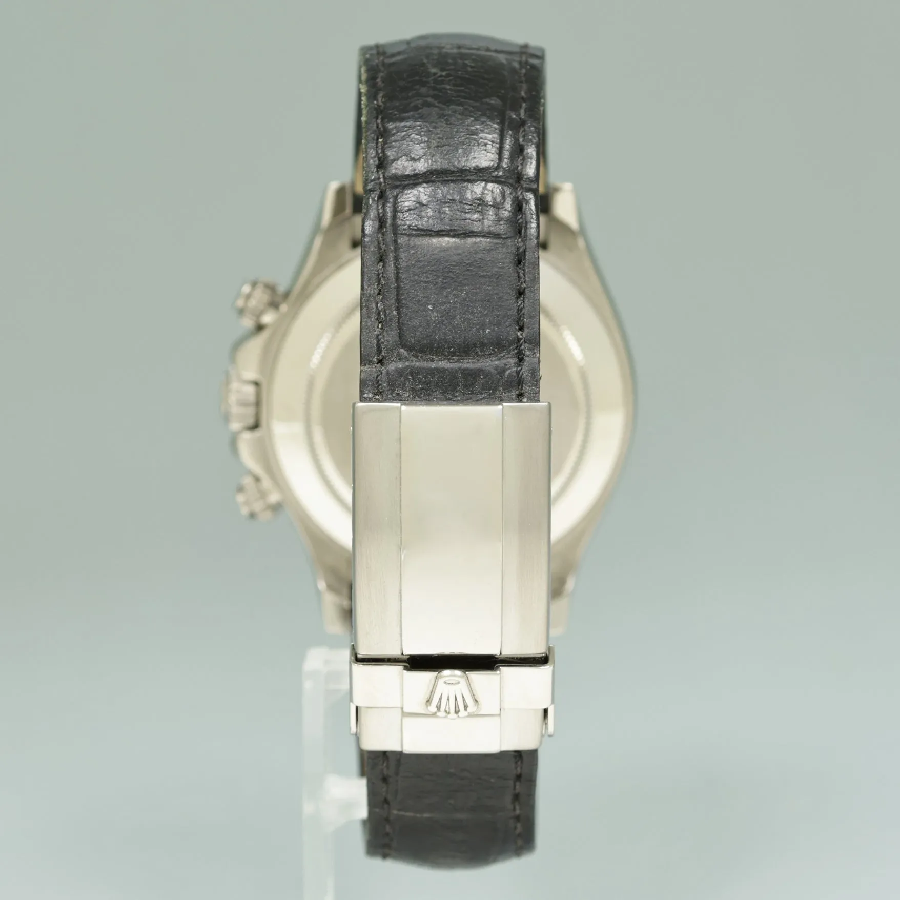 MINT Rolex Daytona White Gold 116519 White Arabic Leather 40mm Watch Box