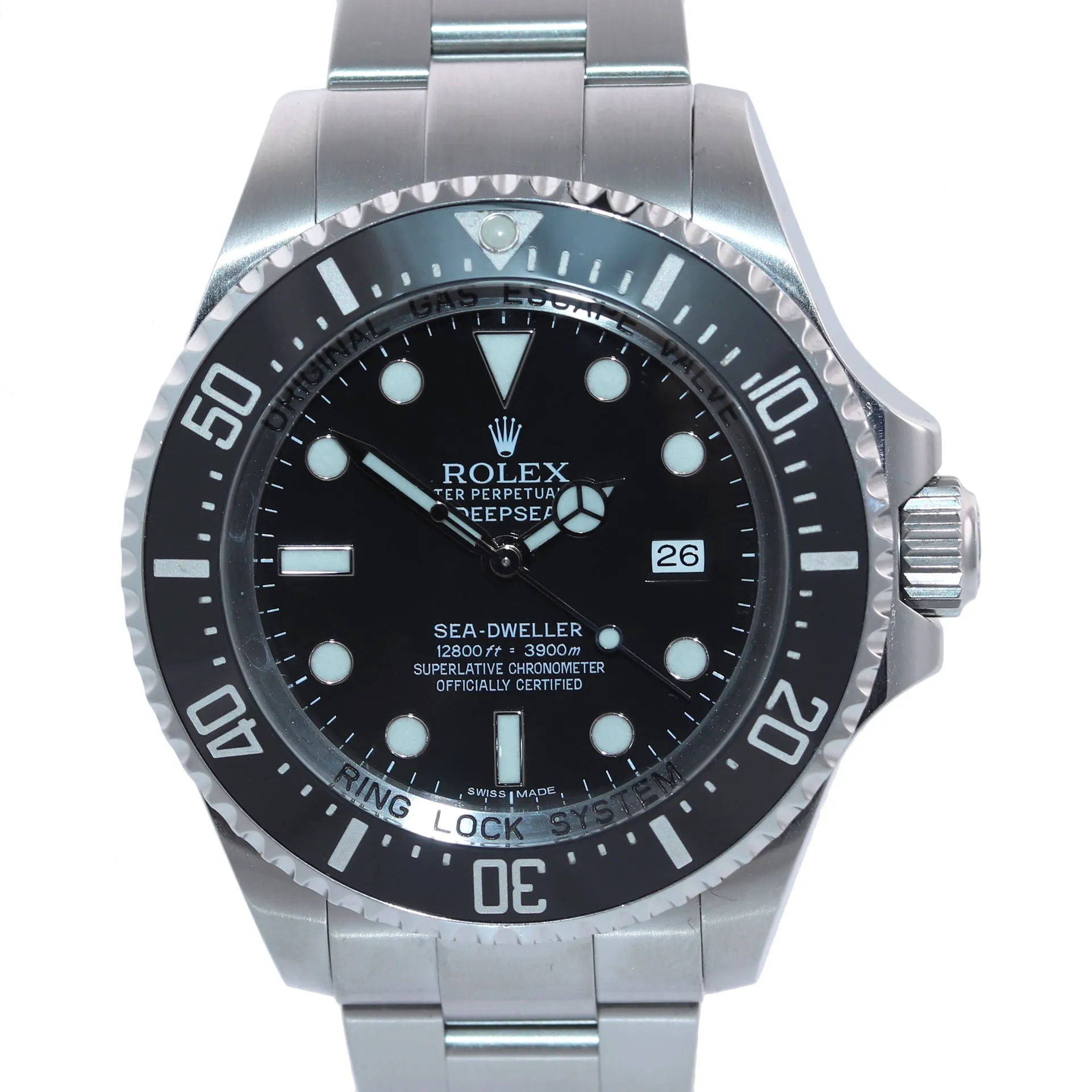 MINT Rolex Sea-Dweller Deepsea 116660 Stainless Steel 44mm Black Watch Box