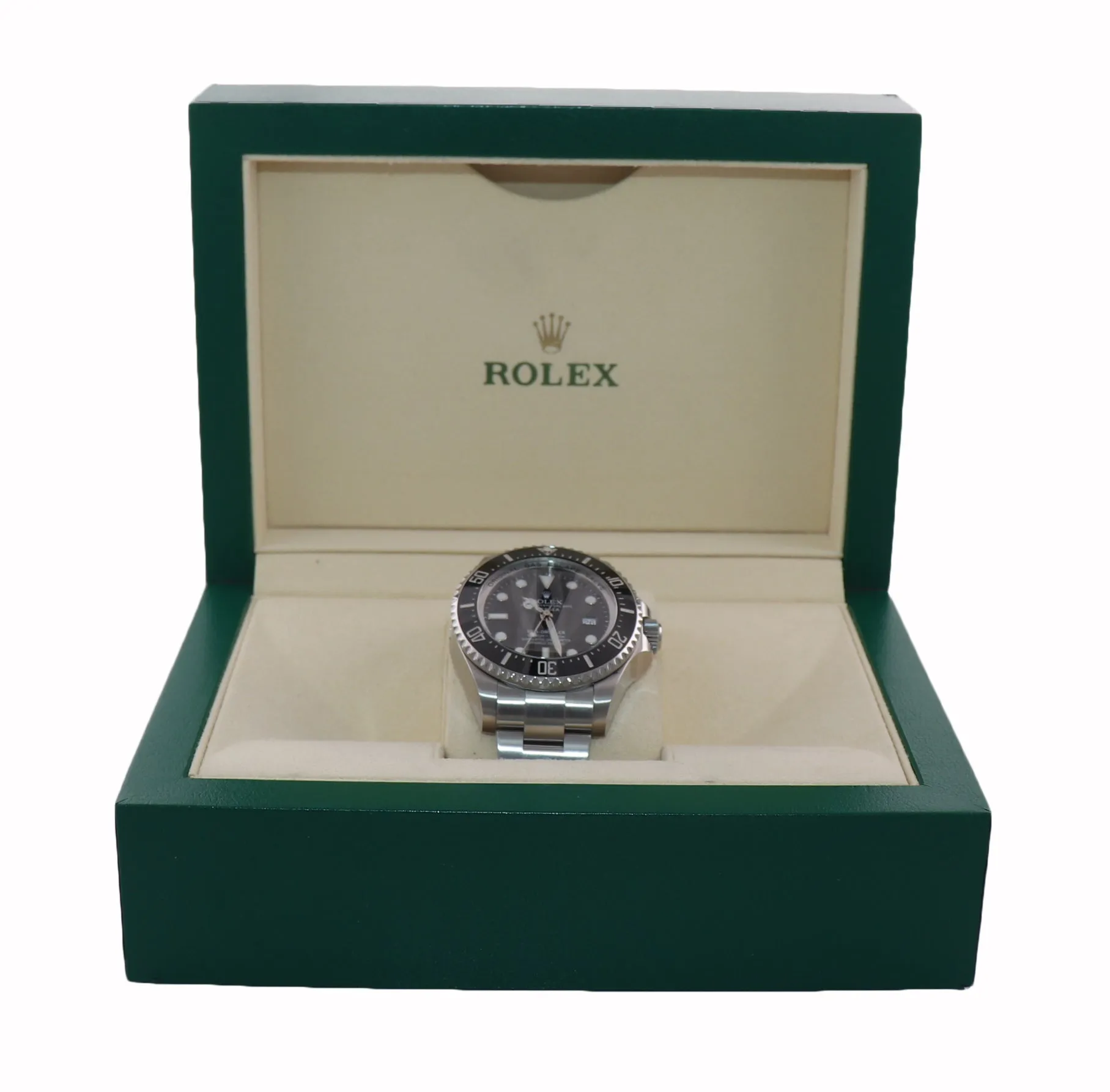 MINT Rolex Sea-Dweller Deepsea 116660 Stainless Steel 44mm Black Watch Box