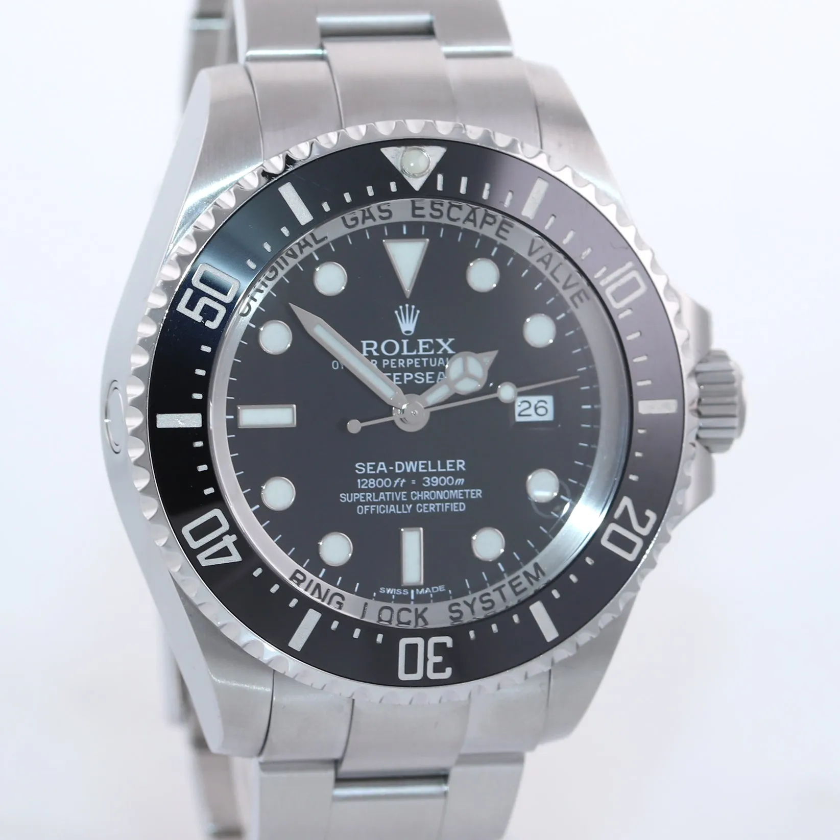 MINT Rolex Sea-Dweller Deepsea 116660 Stainless Steel 44mm Black Watch Box