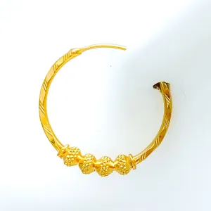 Modest Glistening 22k Gold Bali