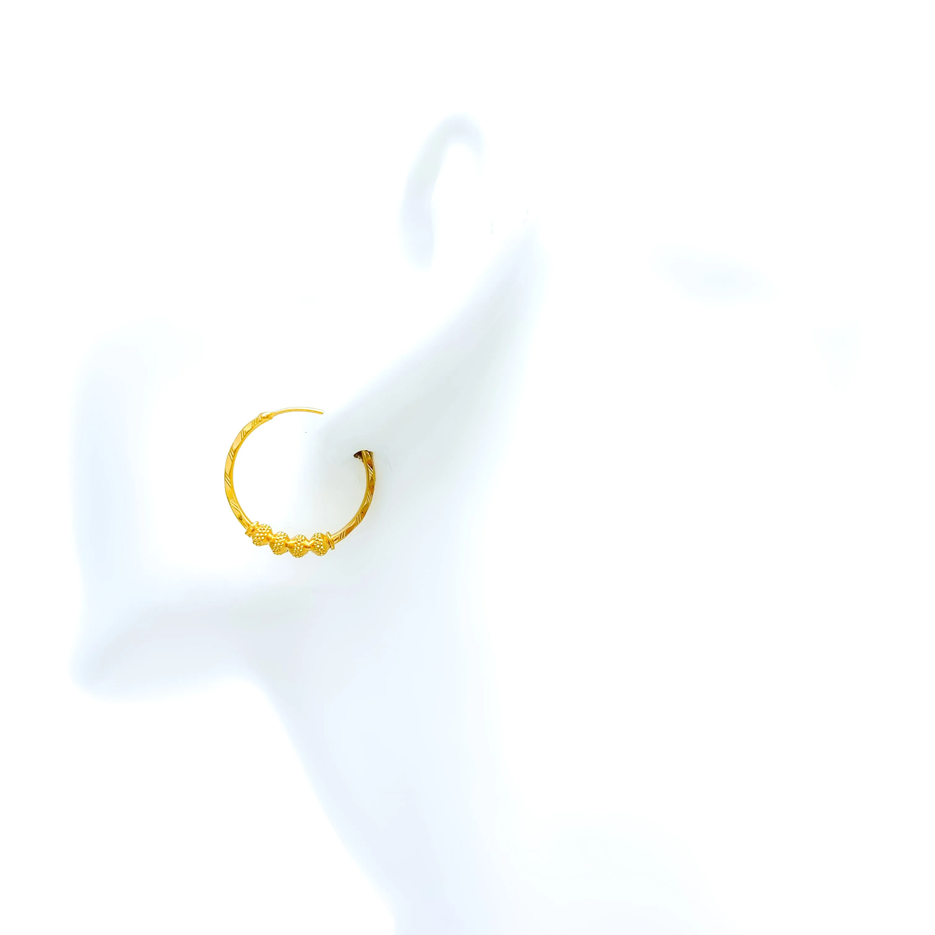 Modest Glistening 22k Gold Bali