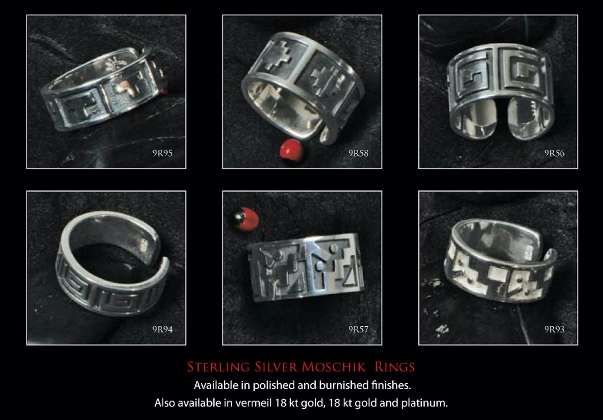 “Moschik” Peruvian Inspired Geometric Unisex Sterling Silver Ring