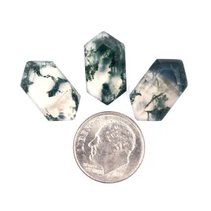 Moss Agate Hexagon