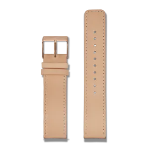 Natural Flat Leather Strap