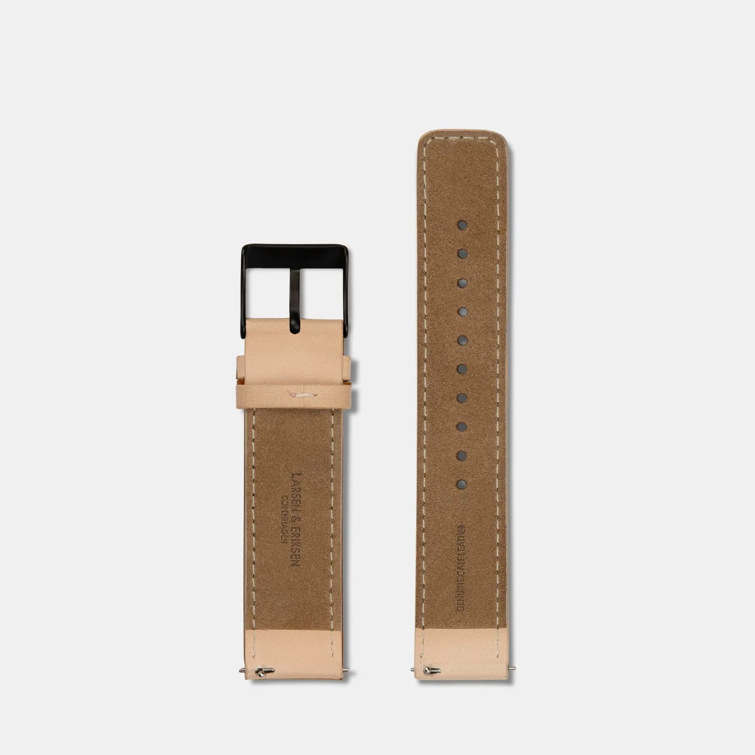 Natural Flat Leather Strap