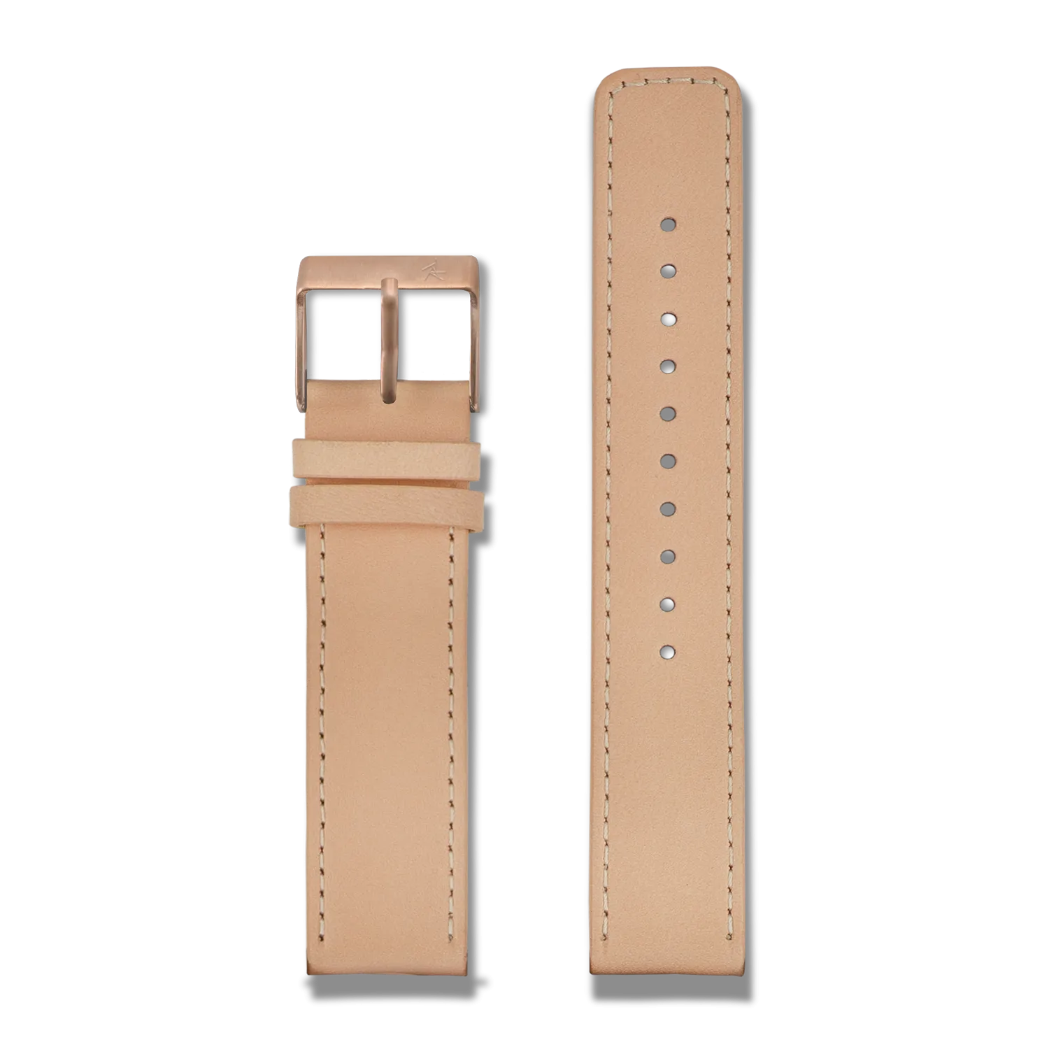 Natural Flat Leather Strap