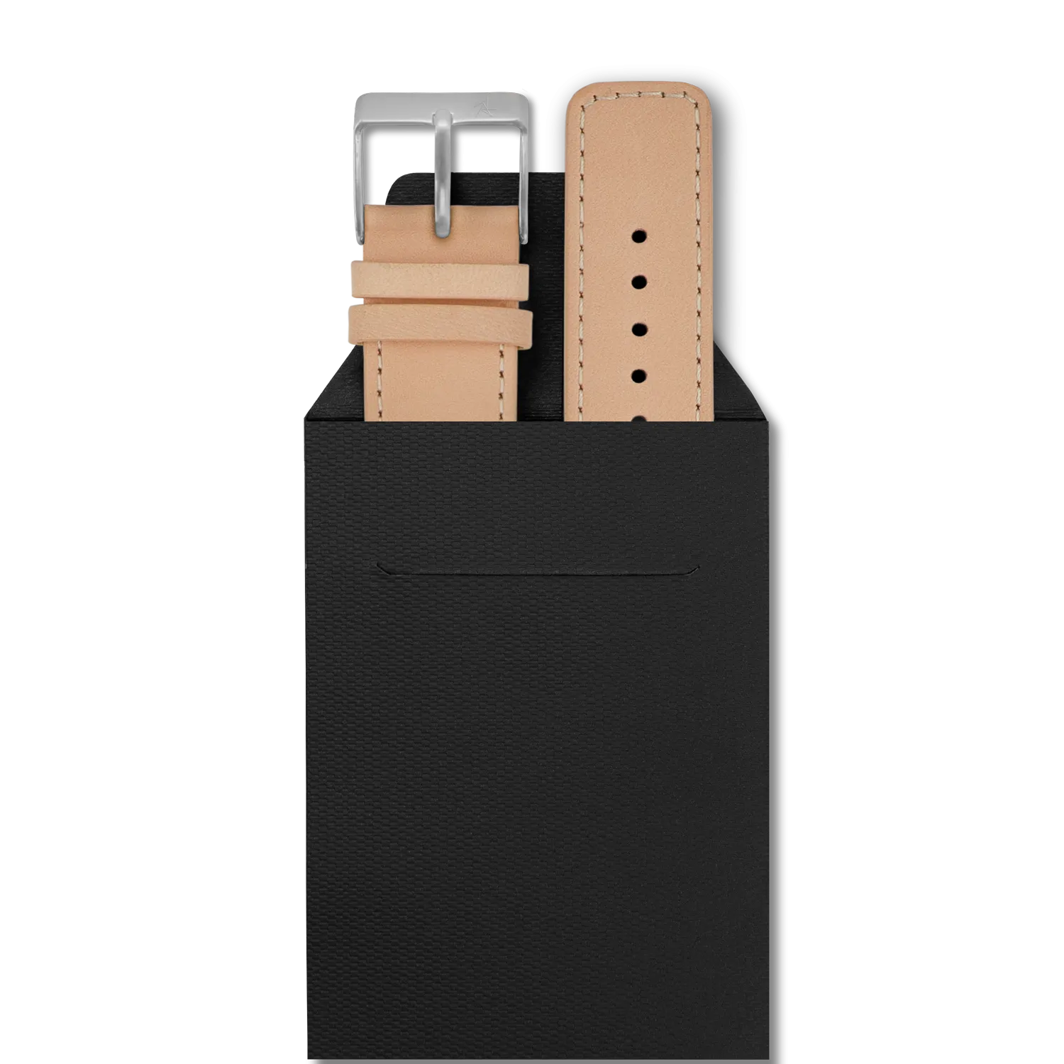 Natural Flat Leather Strap