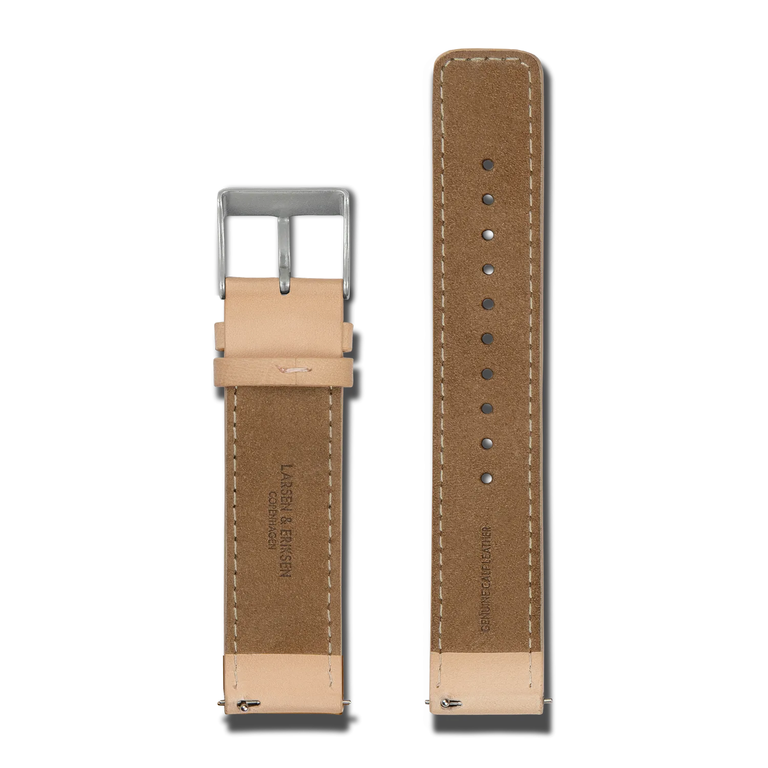 Natural Flat Leather Strap