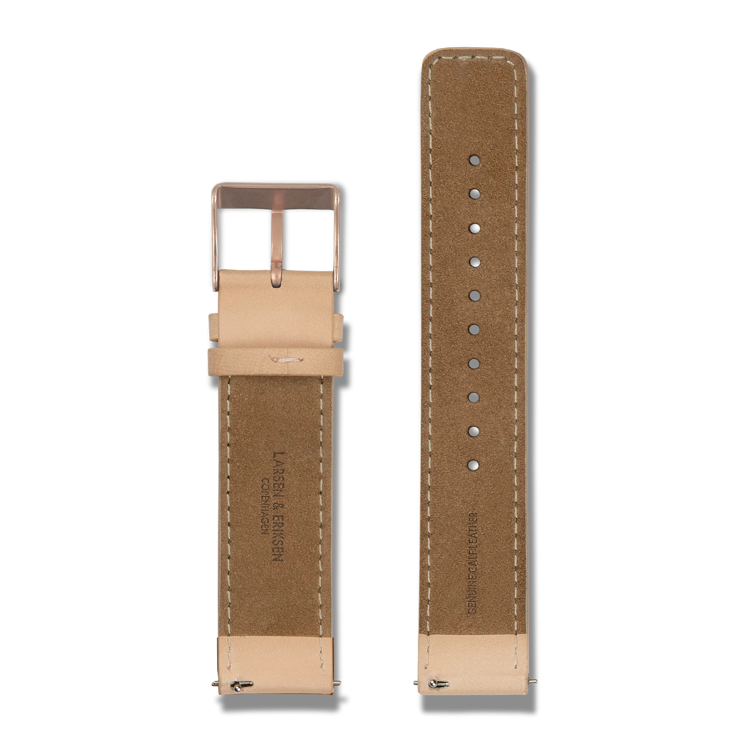 Natural Flat Leather Strap