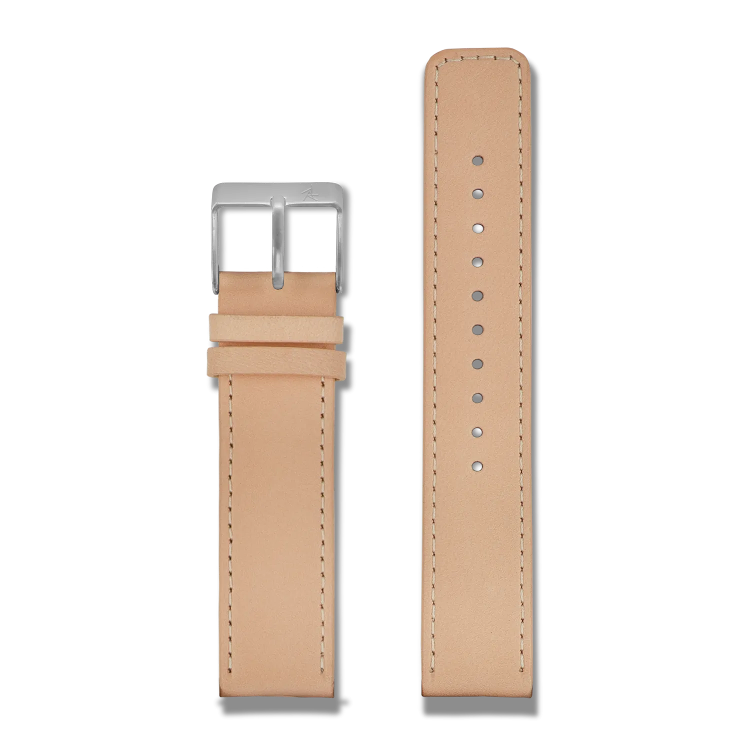 Natural Flat Leather Strap