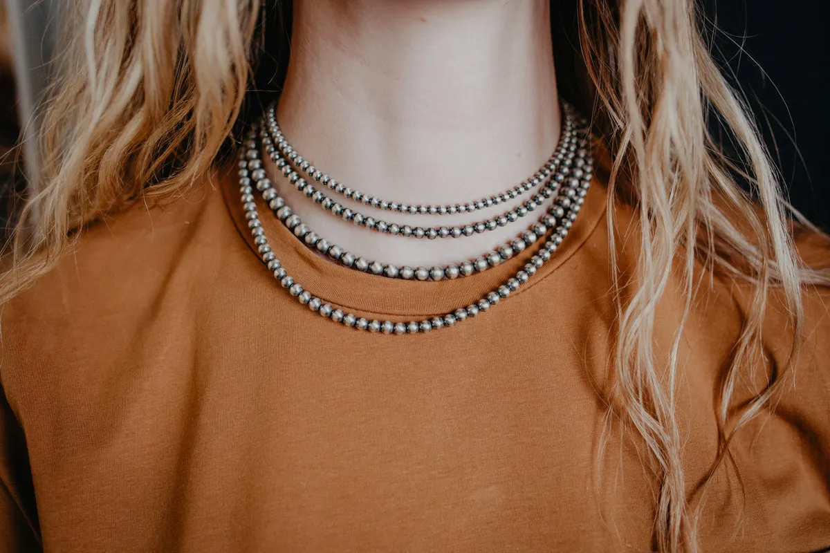 Navajo Pearl 16" Chain (5mm Bead)