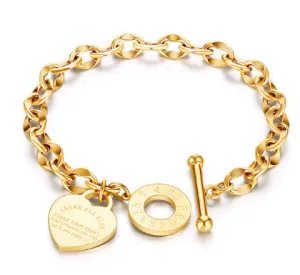 New Fashion Titanium Steel Chain & Link Female Bracelets Bangle Jewelry